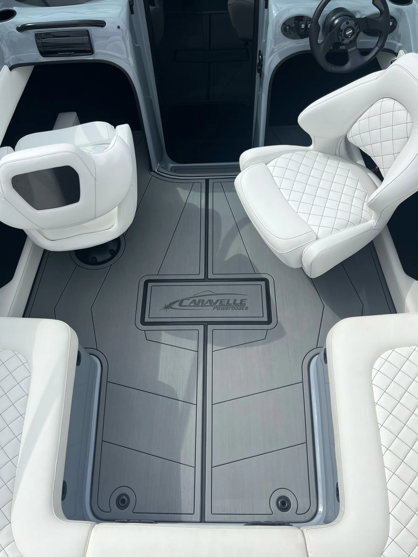 Caravelle Interceptor 232 mit KENYU Core Bootsboden in Light Grey / Black
